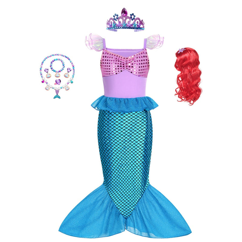 Ariel | kleine Meerjungfrau Kostüm für Kinder