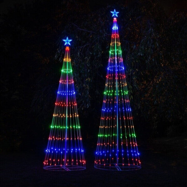 Weihnachtsbaum-Lichtshow