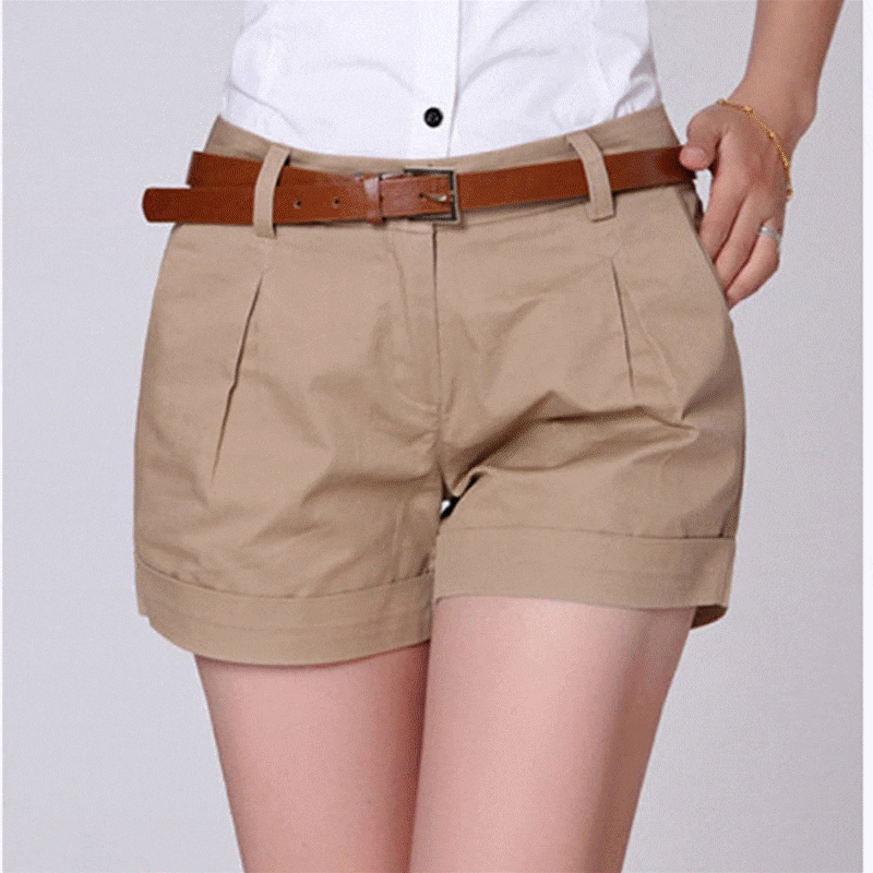 Jennie | Koreanisch Hohe Taille Anzug Shorts für Frauen